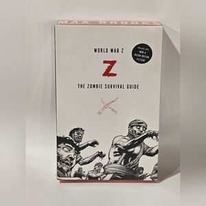 NEW Max Brooks World War Z Zombie Survival Guide 2 Book Paperback Set SEALED